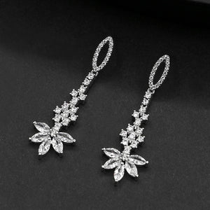 Bridal Zircon Silver Necklace