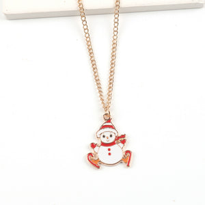 Cartoon Santa Claus Necklace