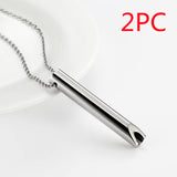 Stainless Steel Breathing Necklace