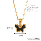 Acrylic Butterfly Pendant Jewelry for Women