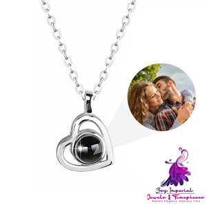 I Love You Projection Necklace