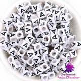 Acrylic English Letters Big Hole Bead