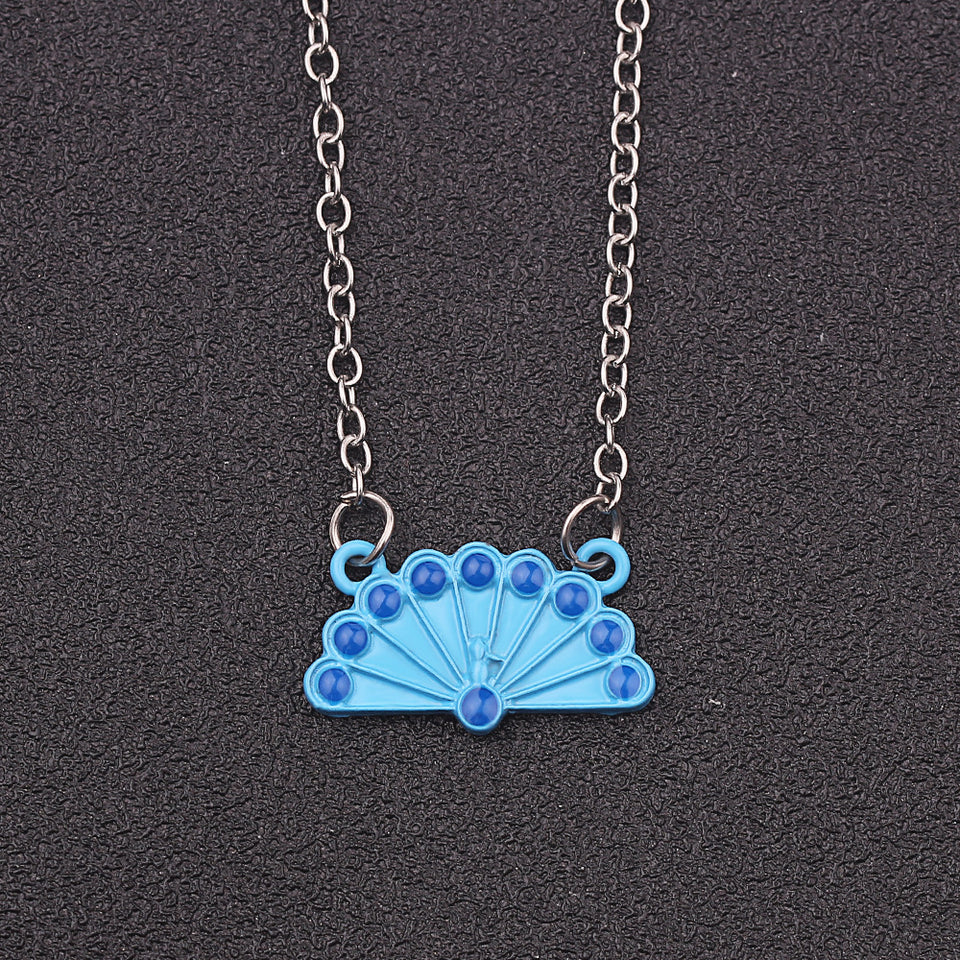 Peacock Alloy Necklace