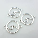 DIY Round Alloy Pendant Charms