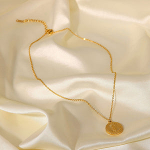 Angel Relief Gold Necklace