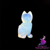 Crystal Jade Kitten Ornaments