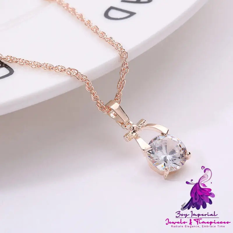 2021 Crystal Earrings and Necklace Set