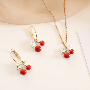 Cherry Personality Necklace