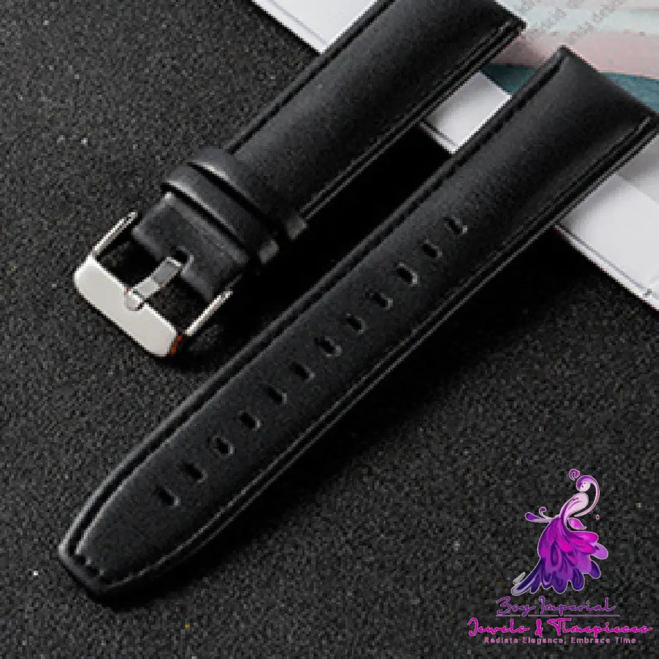 22mm Real Cowhide Watch Strap with Accessories