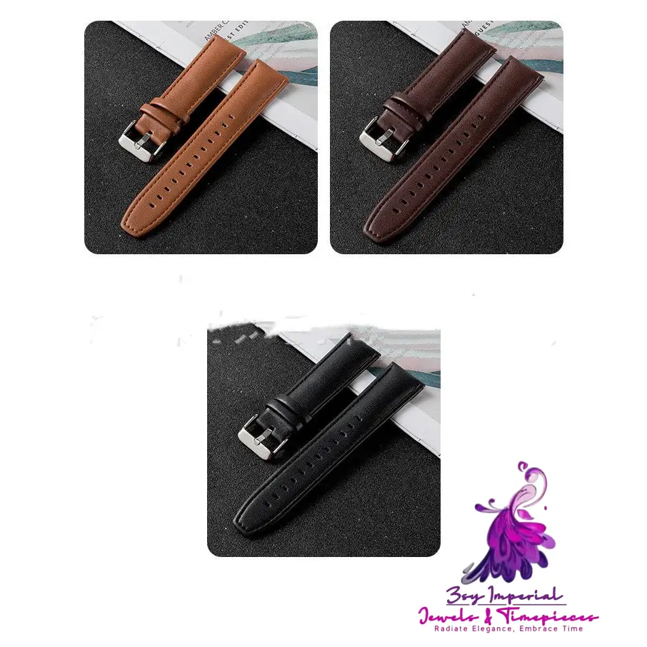 22mm Cowhide Hand Strap Leather Watch Accessories