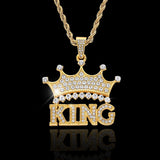 Royal Crown Pendant Necklace