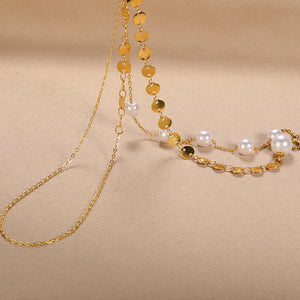 Ins Pearl Clavicle Chain Necklace