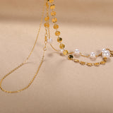 Ins Pearl Clavicle Chain Necklace