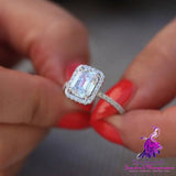 3.5 Carat Diamond Rectangle Ring