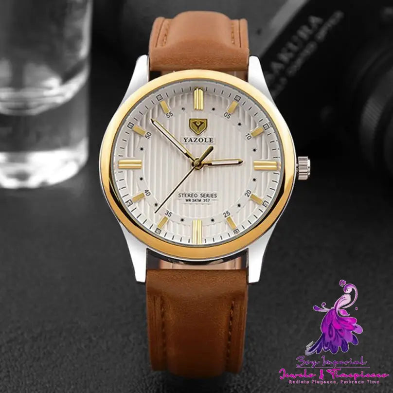 357 New Quartz Waterproof Luminous Men’s Business Watch