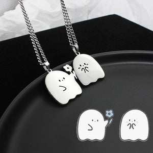 Kawaii Cat Couple Necklace