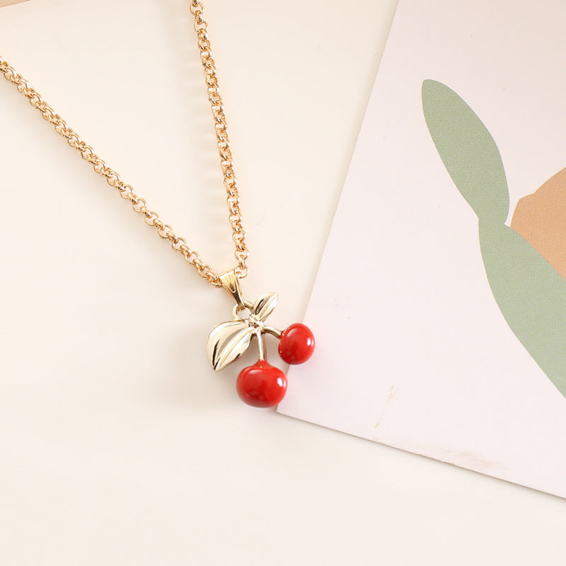 Cherry Personality Necklace