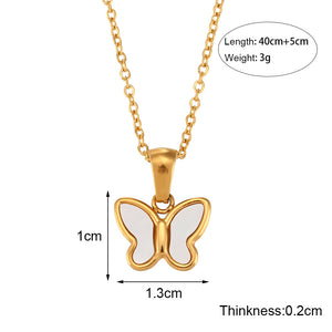 Acrylic Butterfly Pendant Jewelry for Women