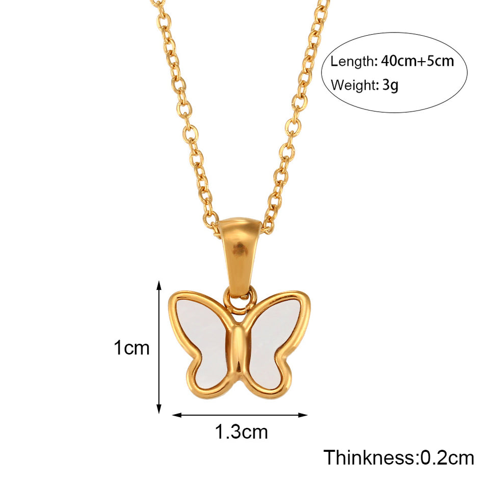 Acrylic Butterfly Pendant Jewelry for Women