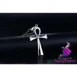 436 Titanium Steel Cross Pendant Gold Necklace