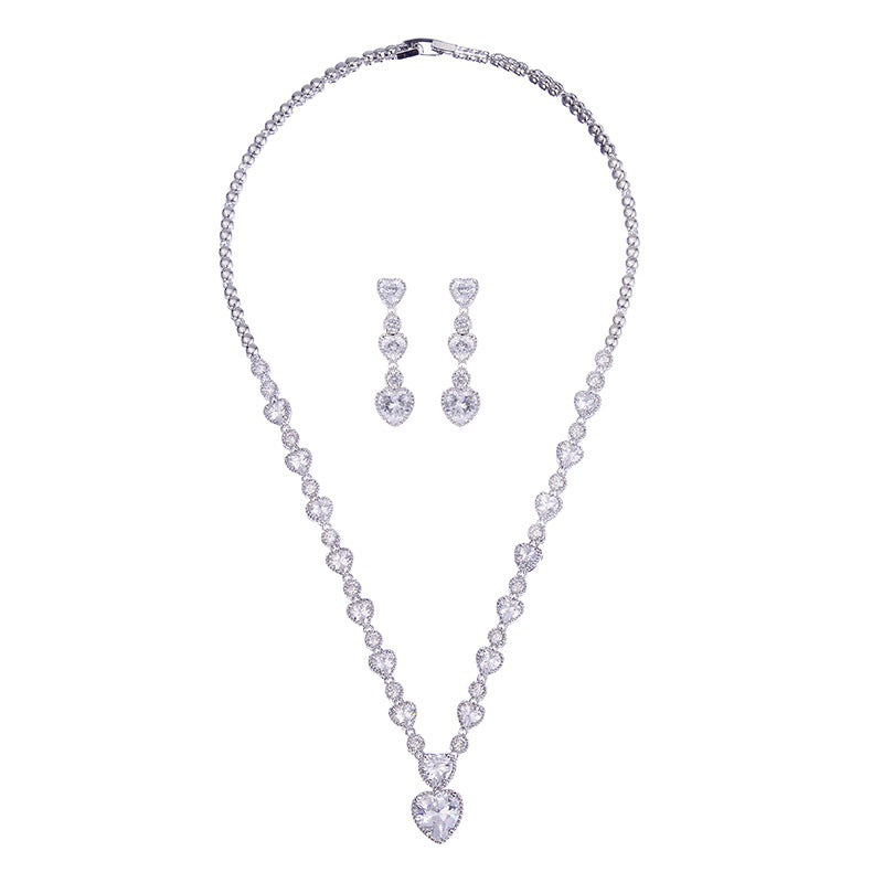 Bridal Zircon Jewelry Set