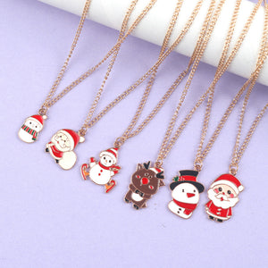 Cartoon Santa Claus Necklace