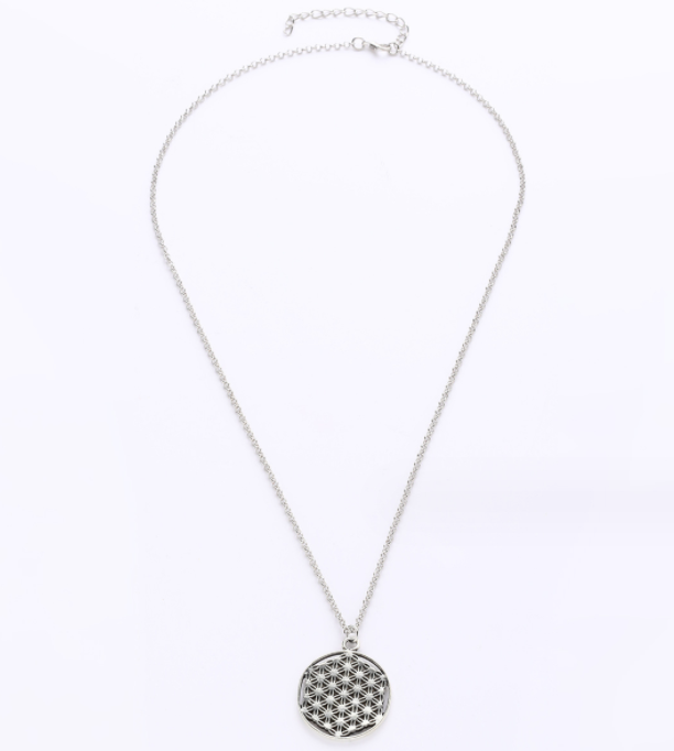 Geometric Alloy Necklace Pendant