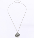 Geometric Alloy Necklace Pendant