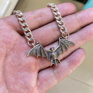 Horror Bat Necklace Pendant Jewelry