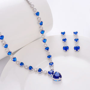 Bridal Zircon Jewelry Set