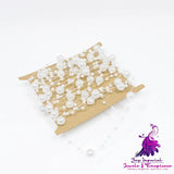 Gypsophila Pearl Bead String Bridal Hair Accessories