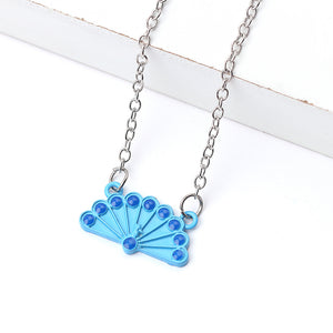 Peacock Alloy Necklace