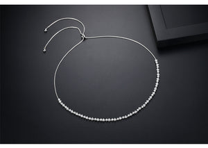 Shiny Round CZ Necklace