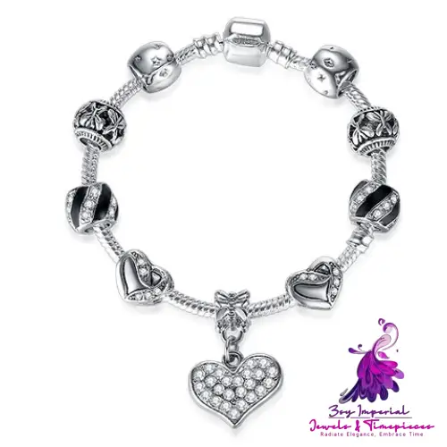 Unique 925 Silver Crystal Bracelet