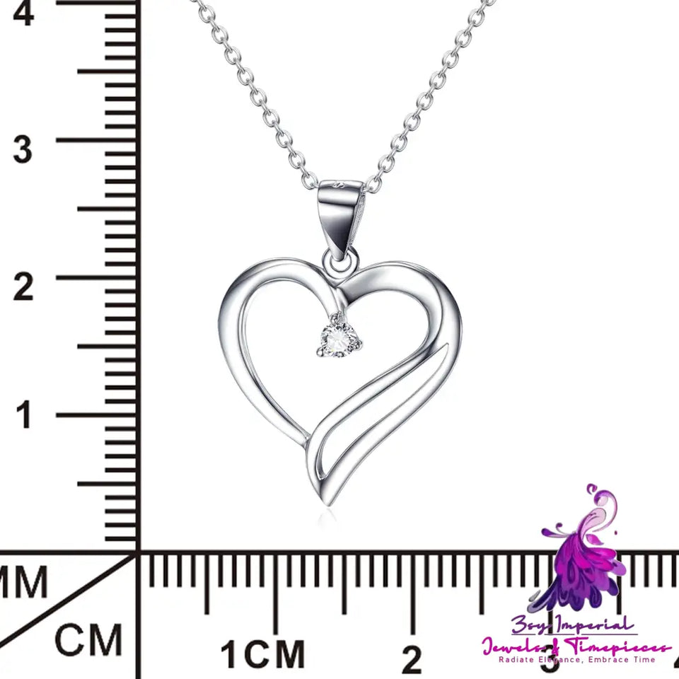 Heart Diamante Necklace