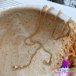 Harbor Style Fried Dough Twists Necklace
