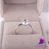 925 Silver Zirconia Wedding Ring