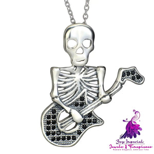 Skeleton Guitar Pendant