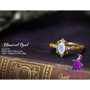 Japanese Opal 925 Silver Ring