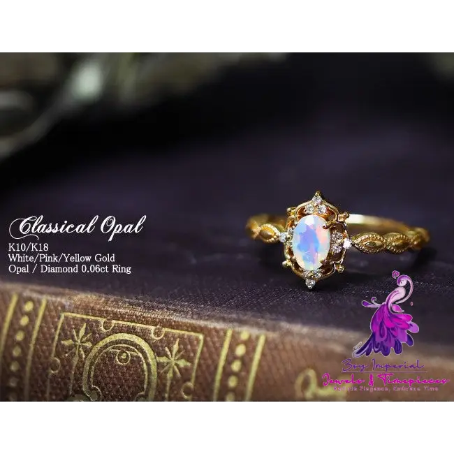 Japanese Opal 925 Silver Ring