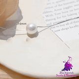 Silver Single Mothershell Pearl Necklace