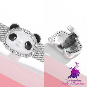 Panda Hot Air Balloon Watch Chain Beads Clip