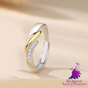 Golden Light Couple Ring