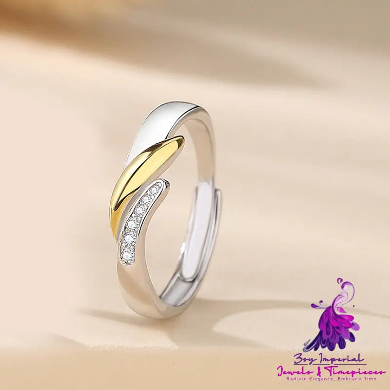 Golden Light Couple Ring