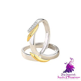 Golden Light Couple Ring