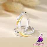 Golden Light Couple Ring