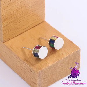 Sweet Cool Crystal Rainbow Earrings