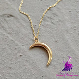 Moon Design Silver Necklace Set