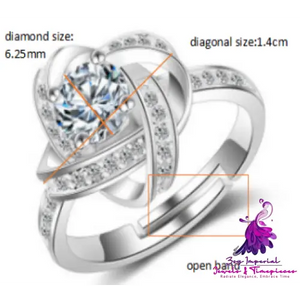 925 Sterling Silver Diamond Ring