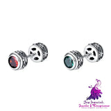 Double-sided Wear Screw Earrings